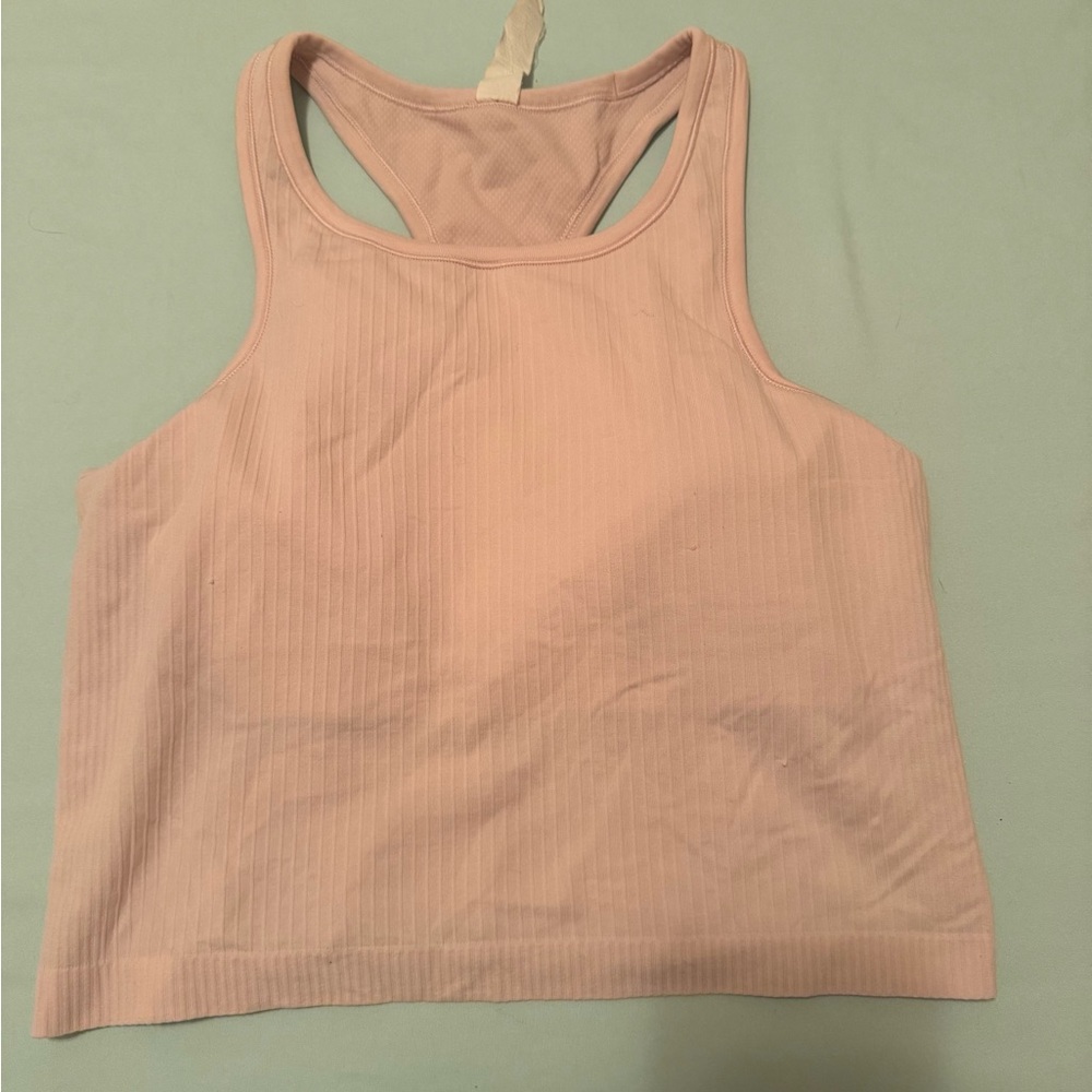 Pink lululemon tank top